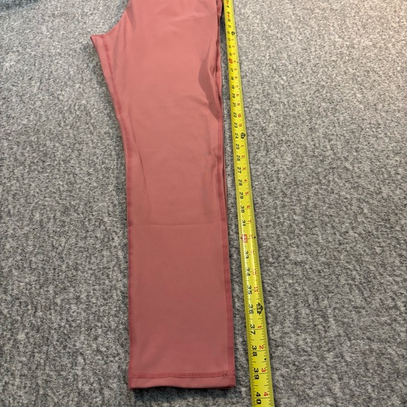 Queenieke Dusty Pink High Waist Running Leggings Size 16 Full Length Workout - Picture 9 of 9